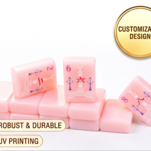 Pink Acrylic American Mahjong Set